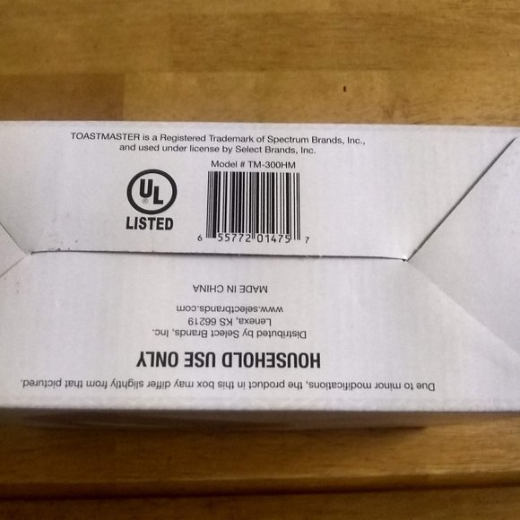 TOASTMASTER 5 SPEED HAND MIXER TM-300HM - Picture 3 of 3